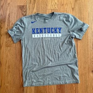 Nike Gray and Blue Short Sleeve Tee